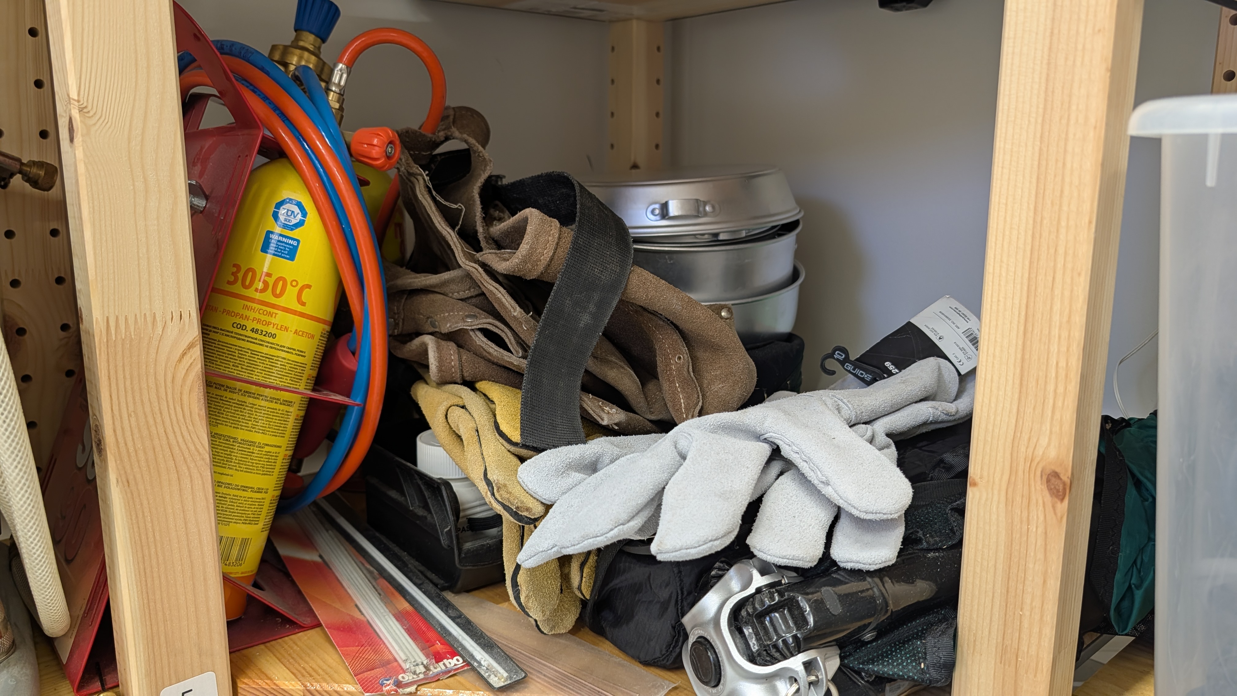 Gassvets med tillbehör